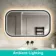 Isabel Matt Black LED Mirror with Front & Back Illumination 700x1200mm
