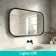 Isabel Matt Black LED Mirror with Front & Back Illumination 700x1200mm