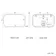 Isabel Matt Black LED Mirror with Front & Back Illumination 700x1200mm