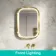 Isabel Brushed Brass LED Mirror with Front & Back Illumination 700x500mm