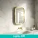 Isabel Brushed Brass LED Mirror with Front & Back Illumination 700x500mm