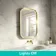 Isabel Brushed Brass LED Mirror with Front & Back Illumination 800x600mm