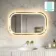 Isabel Brushed Brass LED Mirror with Front & Back Illumination 600x1000mm
