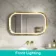 Isabel Brushed Brass LED Mirror with Front & Back Illumination 600x1000mm
