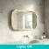 Isabel Brushed Brass LED Mirror with Front & Back Illumination 600x1000mm