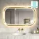 Isabel Brushed Brass LED Mirror with Front & Back Illumination 700x1200mm