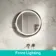 Isabel Brushed Gunmetal Round LED Mirror with Front & Back Illumination 600mm