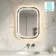 Isabel Brushed Gunmetal LED Mirror with Front & Back Illumination 700x500mm