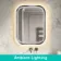 Isabel Brushed Gunmetal LED Mirror with Front & Back Illumination 800x600mm