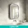 Isabel Brushed Gunmetal LED Mirror with Front & Back Illumination 800x600mm