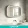 Isabel Brushed Gunmetal LED Mirror with Front & Back Illumination 600x1000mm