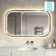 Isabel Brushed Gunmetal LED Mirror with Front & Back Illumination 700x1200mm