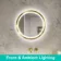 Isabel Brushed Brass Round RGB LED Mirror with Ghost Technology 600mm