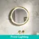 Isabel Brushed Brass Round RGB LED Mirror with Ghost Technology 600mm