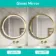 Isabel Brushed Brass Round RGB LED Mirror with Ghost Technology 600mm