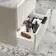 Cadiz Fluted Linen White Wall Hung Drawer Vanity with Marble Top & Marin Basin 600mm - Black Accents