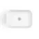 Cadiz Fluted Linen White Wall Hung Drawer Vanity with Marble Top & Marin Basin 600mm - Black Accents