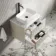 Cadiz Fluted Linen White Wall Hung Drawer Vanity with Marble Top & Reno Basin 600mm - Black Accents
