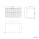 Cadiz Fluted Linen White Wall Hung Drawer Vanity with Marble Top 800mm (Excludes Basin) - Black Accents