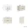 Cadiz Fluted Linen White Wall Hung Drawer Vanity with Marble Top & Marin Basin 800mm - Black Accents