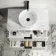 Cadiz Fluted Linen White Wall Hung Drawer Vanity with Marble Top & Nevis Basin 800mm - Black Accents