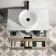 Cadiz Fluted Apex Oak Wall Hung Drawer Vanity with Marble Top & Nevis Basin 800mm - Black Accents