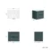 Cadiz Fluted Mystic Green Wall Hung Drawer Vanity with Marble Top 600mm (Excludes Basin) - Black Accents
