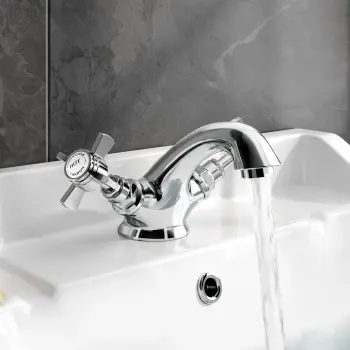Nairn Traditional Chrome Basin Mixer Tap