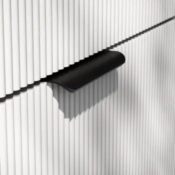 Matt Black Flat Furniture Handle