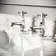 Kenmare Traditional Chrome Hot & Cold Basin Taps
