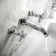 Kenmare Traditional Chrome Wall Mounted Basin Mixer Tap