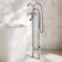 Kenmare Traditional Chrome Freestanding Bath Shower Mixer Tap