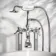 Kenmare Traditional Chrome Freestanding Bath Shower Mixer Tap