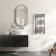 Naples Premium Brushed Gunmetal Straight Heated Towel Rail 800x400mm