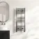 Naples Premium Brushed Gunmetal Straight Heated Towel Rail 1000x400mm