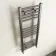 Naples Premium Brushed Gunmetal Straight Heated Towel Rail 1000x400mm