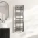 Naples Premium Brushed Gunmetal Straight Heated Towel Rail 1200x400mm