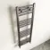 Naples Premium Brushed Gunmetal Straight Heated Towel Rail 1200x400mm