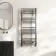 Naples Premium Brushed Gunmetal Straight Heated Towel Rail 1200x500mm