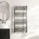 Naples Premium Brushed Gunmetal Straight Heated Towel Rail 1200x600mm