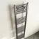 Naples Premium Brushed Gunmetal Straight Heated Towel Rail 1600x400mm