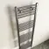 Naples Premium Brushed Gunmetal Straight Heated Towel Rail 1600x500mm