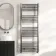 Naples Premium Brushed Gunmetal Straight Heated Towel Rail 1600x600mm