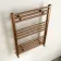 Naples Premium Brushed Copper Straight Heated Towel Rail 800x600mm