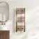 Naples Premium Brushed Copper Straight Heated Towel Rail 1000x400mm
