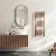 Naples Premium Brushed Copper Straight Heated Towel Rail 1000x400mm