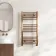 Naples Premium Brushed Copper Straight Heated Towel Rail 1000x500mm