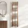 Naples Premium Brushed Copper Straight Heated Towel Rail 1600x400mm