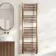 Naples Premium Brushed Copper Straight Heated Towel Rail 1600x500mm