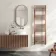 Naples Premium Brushed Copper Straight Heated Towel Rail 1600x500mm